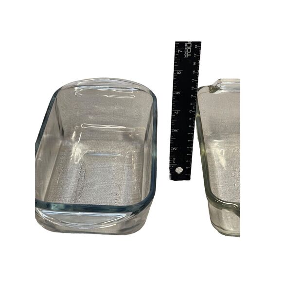 Various Clear Glass 1.5-Quart Rectangular Premium Loaf Dish - Lot of 3 - Picture 7 of 7